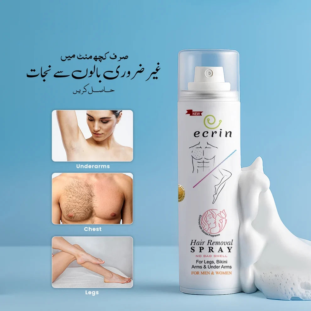 Ecrin Hair Removal Spray for Men and Women (200ml) FREE Shipping