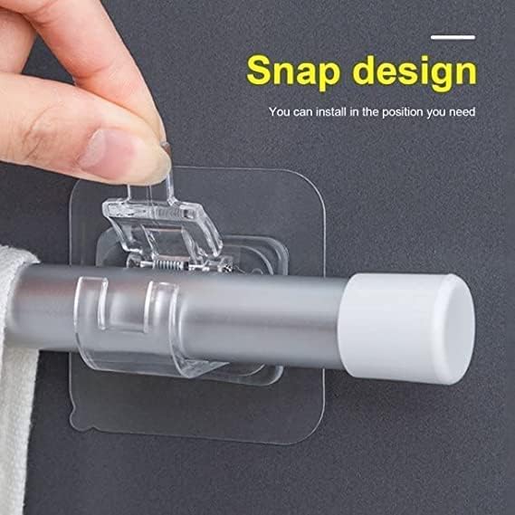 Self Adhesive Curtain Rod Holder (4PCS)