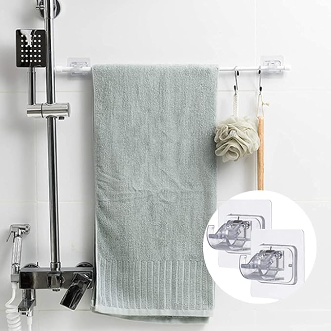 Self Adhesive Curtain Rod Holder (4PCS)