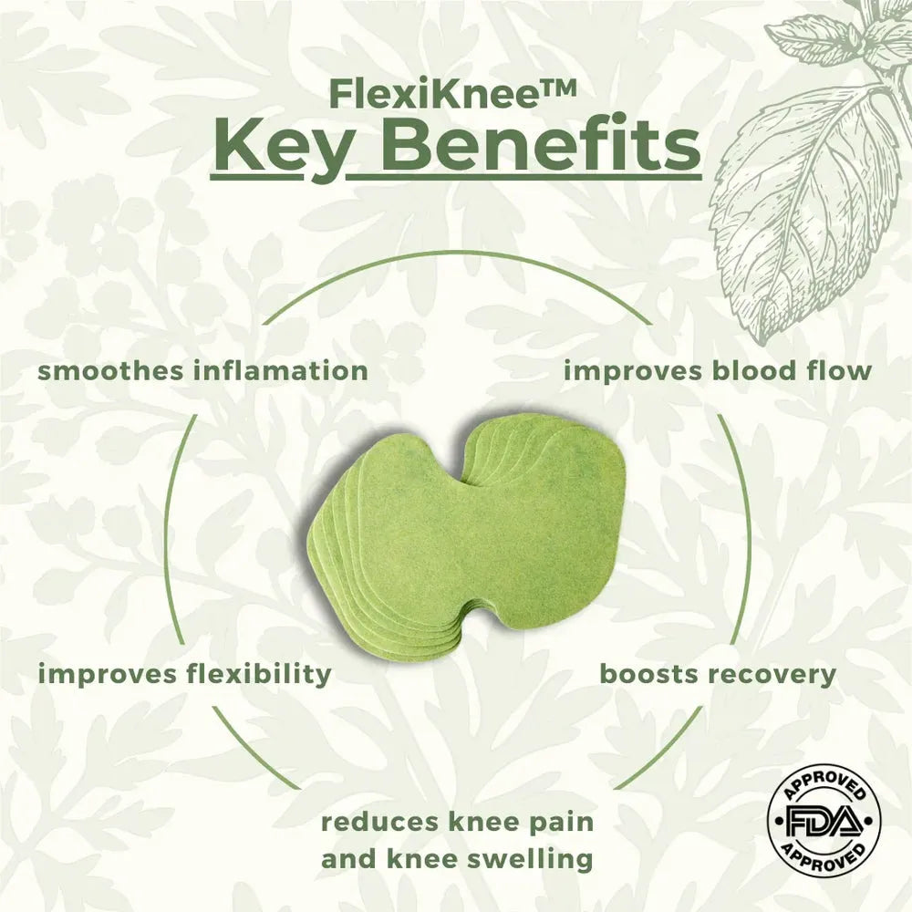 FlexiKnee™ – Herbal Knee Patch for Instant & Long-Lasting Relief