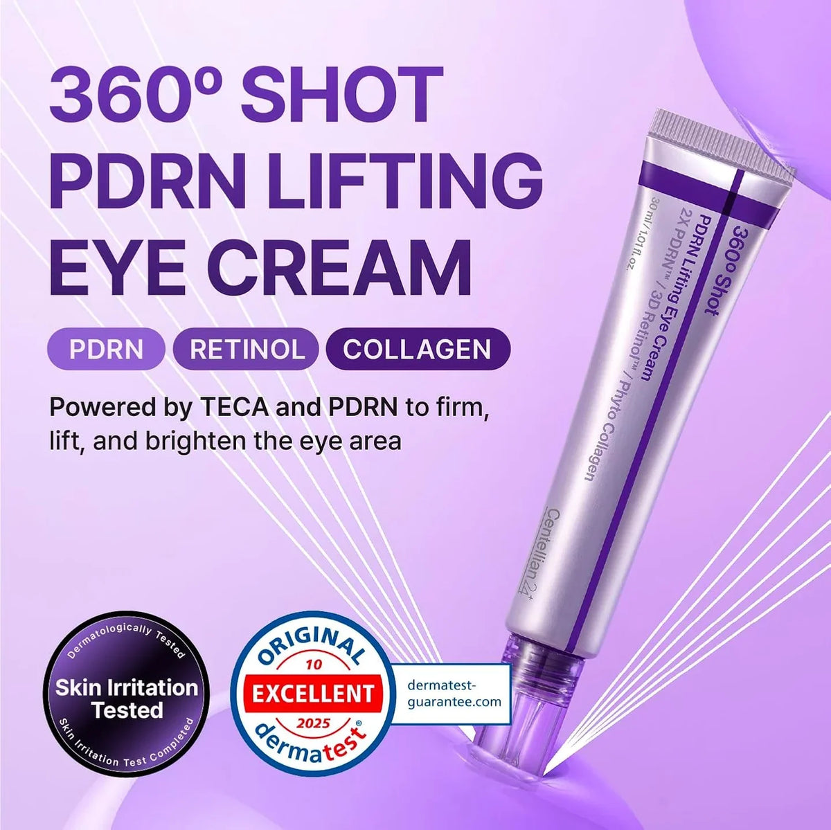 360º Shot PDRN lips and eye cream || 30ml || Buy 1 get 1 free