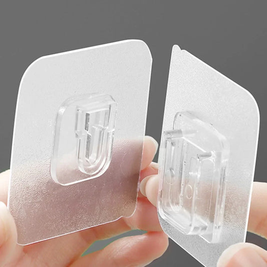 Double-Sided Adhesive Wall Hook (10 Pairs)