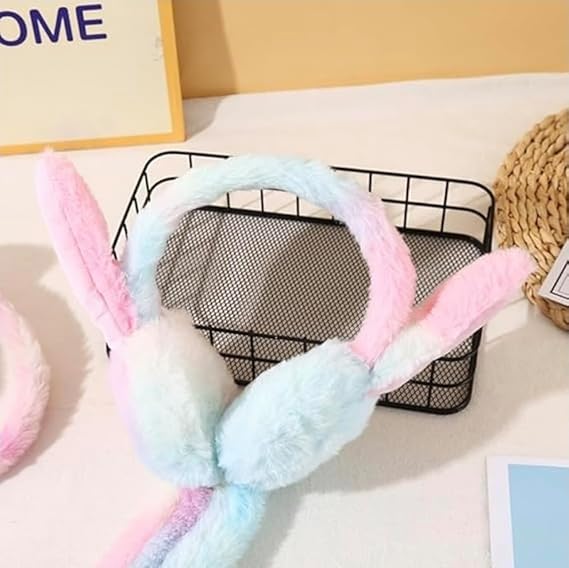 Premium Kids Plush Bunny Earmuffs -